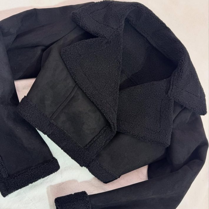 Chaqueta aviadora crop